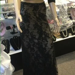 In Stock Long Sleeve Dresses Jovani JVN 47915 Size 8 Lace Two Piece Beaded Formal Evening Gown 10 In Stock Long Sleeve Dresses Jovani JVN 47915 Size 8 Lace Two Piece Beaded Formal Evening Gown