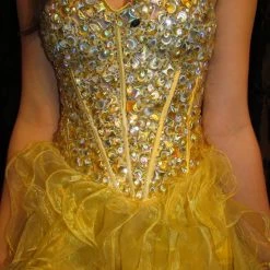 In Stock Nina Canacci 5024 Size 4 Ruffle High Low Fun Fashion Formal Dress Short Long Pageant Gown