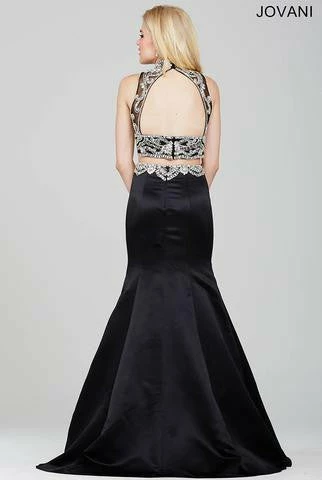 In Stock Mermaid Dresses Jovani 33862 Two Piece Mermaid Gown Black Size 2 Prom Dress Pageant Gown 4 In Stock Mermaid Dresses Jovani 33862 Two Piece Mermaid Gown Black Size 2 Prom Dress Pageant Gown