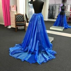 In Stock Marc Defang 8023 Layered Organza Prom Pageant Overskirt Fun Fashion Shimmer