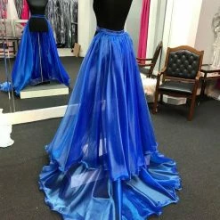 In Stock Marc Defang 8023 Layered Organza Prom Pageant Overskirt Fun Fashion Shimmer