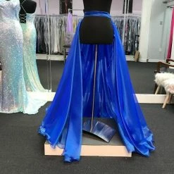 In Stock Marc Defang 8023 Layered Organza Prom Pageant Overskirt Fun Fashion Shimmer