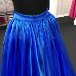 In Stock Marc Defang 8023 Layered Organza Prom Pageant Overskirt Fun Fashion Shimmer