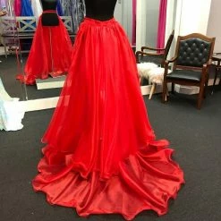 In Stock Marc Defang 8023 Layered Organza Prom Pageant Overskirt Fun Fashion Shimmer