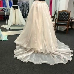 In Stock Marc Defang 8023 Layered Organza Prom Pageant Overskirt Fun Fashion Shimmer