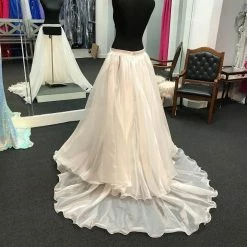 In Stock Marc Defang 8023 Layered Organza Prom Pageant Overskirt Fun Fashion Shimmer