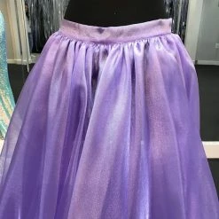 In Stock Marc Defang 8023 Layered Organza Prom Pageant Overskirt Fun Fashion Shimmer