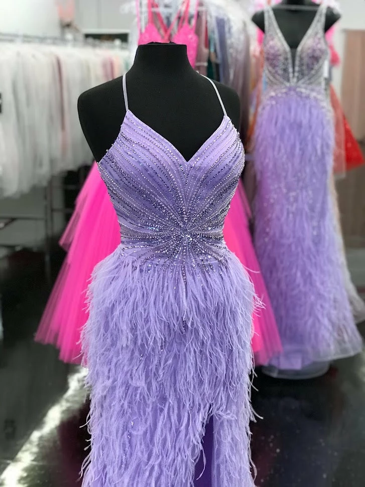 In Stock Jovani 08060 Size 4 Long Feather Backless Corset Prom Dress Formal Gown Slit Skirt V Neck 19 In Stock Jovani 08060 Size 4 Long Feather Backless Corset Prom Dress Formal Gown Slit Skirt V Neck