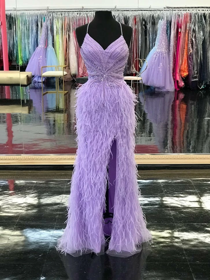 In Stock Jovani 08060 Size 4 Long Feather Backless Corset Prom Dress Formal Gown Slit Skirt V Neck 11 In Stock Jovani 08060 Size 4 Long Feather Backless Corset Prom Dress Formal Gown Slit Skirt V Neck