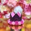 In Stock Sweet Wink Purple Glitter Flower Crown Baby Birthday Photoshoot Kids Confetti