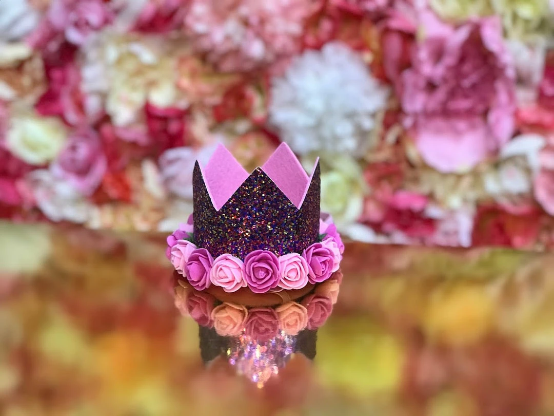 In Stock Sweet Wink Purple Glitter Flower Crown Baby Birthday Photoshoot Kids Confetti 5 In Stock Sweet Wink Purple Glitter Flower Crown Baby Birthday Photoshoot Kids Confetti