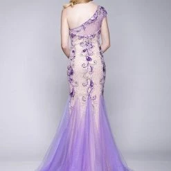 In Stock Envious Couture 15114 One Shoulder Mermaid Prom Dress Size 4 Pageant Gown Mermaid Dresses