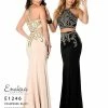 In Stock Envious Couture 1246 Black Size 00 Prom Dress Pageant Two Piece Evening Gown