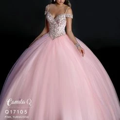 Discontinued Ballgown Dresses Camila Q Quinceanera Dress 17105 Off Shoulder Ballgown Tulle Princess 2020