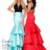 In Stock Mermaid Dresses Envious Couture 1024 Size 0 Red/Black Mermaid Prom Dress Evening Gown