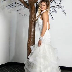 Mermaid Dresses Envious Couture 18034 High Neckline Sequin Mermaid Prom Dress Ruffle Gown 30 Mermaid Dresses Envious Couture 18034 High Neckline Sequin Mermaid Prom Dress Ruffle Gown