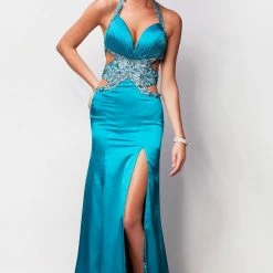 In Stock Nina Canacci J4061 Purple Size 4 Illusion Bodice Satin Prom Dress Evening Gown 9 In Stock Nina Canacci J4061 Purple Size 4 Illusion Bodice Satin Prom Dress Evening Gown