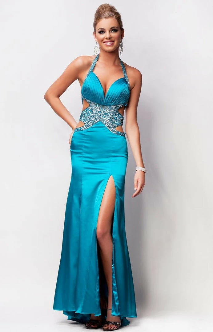 In Stock Nina Canacci J4061 Purple Size 4 Illusion Bodice Satin Prom Dress Evening Gown 5 In Stock Nina Canacci J4061 Purple Size 4 Illusion Bodice Satin Prom Dress Evening Gown