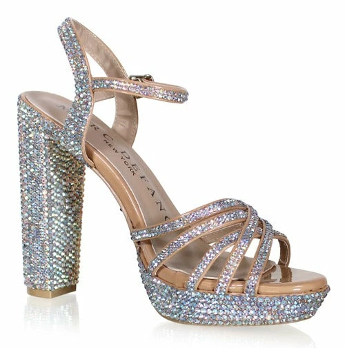 Formal Shoes Marc Defang JENNA AB CRYSTALS 5" Platform Pageant Heel Prom Shoes 7 Formal Shoes Marc Defang JENNA AB CRYSTALS 5" Platform Pageant Heel Prom Shoes