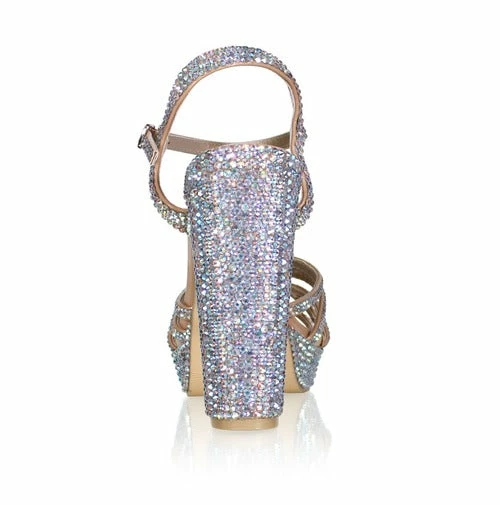 Formal Shoes Marc Defang JENNA AB CRYSTALS 5" Platform Pageant Heel Prom Shoes 8 Formal Shoes Marc Defang JENNA AB CRYSTALS 5" Platform Pageant Heel Prom Shoes
