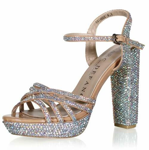 Formal Shoes Marc Defang JENNA AB CRYSTALS 5" Platform Pageant Heel Prom Shoes 3 Formal Shoes Marc Defang JENNA AB CRYSTALS 5" Platform Pageant Heel Prom Shoes