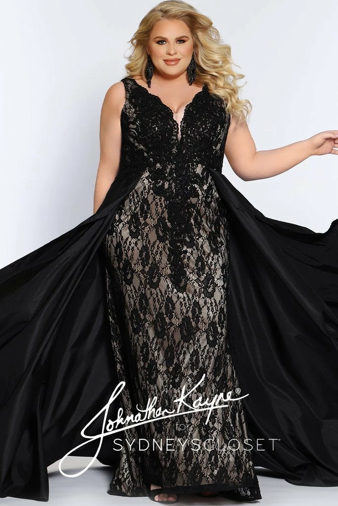 In Stock Long Sleeve Dresses Johnathan Kayne Sydney's Closet JK 2016 Size 24 Plus Size Lace Prom Dress Evening Gown 20 In Stock Long Sleeve Dresses Johnathan Kayne Sydney's Closet JK 2016 Size 24 Plus Size Lace Prom Dress Evening Gown