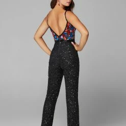 In Stock Backless Dresses Primavera Couture 3608 Size 4 Copper Sequin Jumpsuit Formal Cut Glass V Neck Pant 28 In Stock Backless Dresses Primavera Couture 3608 Size 4 Copper Sequin Jumpsuit Formal Cut Glass V Neck Pant