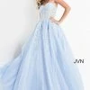 JVN By Jovani Ballgown Dresses Jovani JVN00915 Long Embellished Ball Gown Prom Dress Sheer Lace Bodice 1 JVN By Jovani Ballgown Dresses Jovani JVN00915 Long Embellished Ball Gown Prom Dress Sheer Lace Bodice
