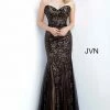 In Stock Mermaid Dresses Jovani JVN00954 Size 2 Black Embellished Sequin Shimmer Mermaid Prom Dress