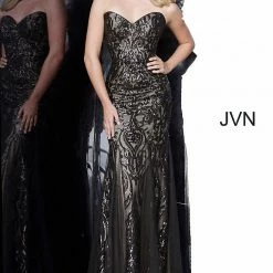 In Stock Jovani JVN00954 Size 18 Plus Sized Sequin Shimmer Mermaid Prom Dress Tulle Embellished Mermaid Dresses 13 In Stock Jovani JVN00954 Size 18 Plus Sized Sequin Shimmer Mermaid Prom Dress Tulle Embellished Mermaid Dresses