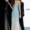 JVN By Jovani Jovani JVN01015 Long Fitted Iridescent Shimmer Prom Dress Ombre Sweetheart