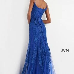In Stock Mermaid Dresses Jovani JVN02012 Size 10 Lilac Prom Dress Fitted Embroidered Lace Corset Tulle 24 In Stock Mermaid Dresses Jovani JVN02012 Size 10 Lilac Prom Dress Fitted Embroidered Lace Corset Tulle