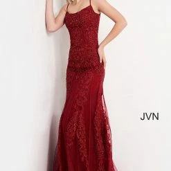 In Stock Mermaid Dresses Jovani JVN02012 Size 10 Lilac Prom Dress Fitted Embroidered Lace Corset Tulle 23 In Stock Mermaid Dresses Jovani JVN02012 Size 10 Lilac Prom Dress Fitted Embroidered Lace Corset Tulle