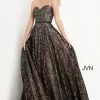 Discontinued Jovani JVN02324 Long A Line Metallic Lace Strapless Prom Dress Corset Ballgown Ballgown Dresses 2 Discontinued Jovani JVN02324 Long A Line Metallic Lace Strapless Prom Dress Corset Ballgown Ballgown Dresses
