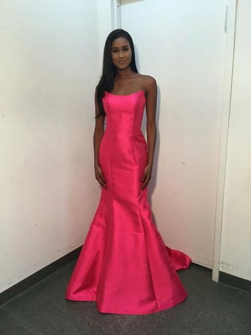 In Stock Jovani JVN02365 Size 6 Long Mikado Fitted Mermaid Pageant Prom Dress Prom Peak Neckline 7 In Stock Jovani JVN02365 Size 6 Long Mikado Fitted Mermaid Pageant Prom Dress Prom Peak Neckline