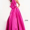 JVN By Jovani Jovani JVN02526 Bow Bodice Long A Line Prom Dress Pageant Gown Evening Dress Ballgown Dresses