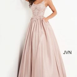JVN By Jovani Jovani JVN 03038 Sheer Lace Bodice Shimmer Iridescent Prom Dress Ball Gown Ballgown Dresses 11 JVN By Jovani Jovani JVN 03038 Sheer Lace Bodice Shimmer Iridescent Prom Dress Ball Gown Ballgown Dresses