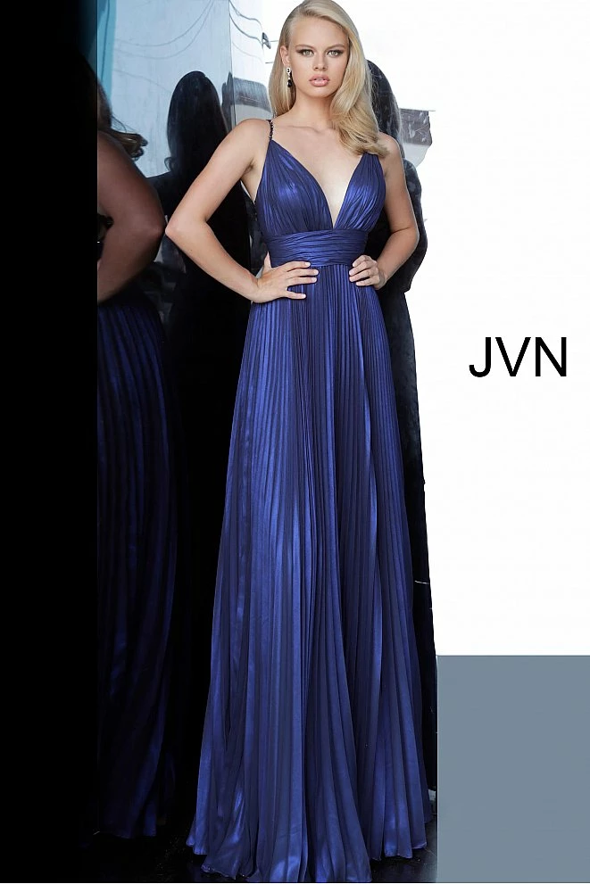 Discontinued Jovani JVN03061 Plunging Neckline Pleated Prom Dress Pageant Gown Evening Dress Ballgown Dresses 4 Discontinued Jovani JVN03061 Plunging Neckline Pleated Prom Dress Pageant Gown Evening Dress Ballgown Dresses