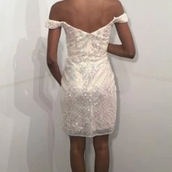 JVN By Jovani Sequin Dresses Jovani JVN05251 Short Fitted Sequin Off The Shoulder Cocktail Dress JVN 05251 29 JVN By Jovani Sequin Dresses Jovani JVN05251 Short Fitted Sequin Off The Shoulder Cocktail Dress JVN 05251