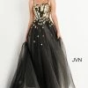 JVN By Jovani Ballgown Dresses Jovani JVN05737 Cut Glass A Line Prom Dress Evening Gown Sweetheart Neckline Corset
