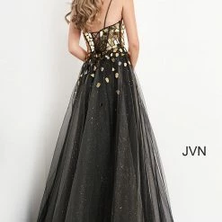 In Stock Jovani JVN05737 Size 0 Cut Glass A Line Prom Dress Evening Gown Sweetheart Neckline Corset Ballgown Dresses