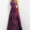 In Stock Jovani JVN07379 Size 12 Long Fitted Prom Pageant Gown Overskirt Shimmer Sequin Lace Gown Ballgown Dresses 1 In Stock Jovani JVN07379 Size 12 Long Fitted Prom Pageant Gown Overskirt Shimmer Sequin Lace Gown Ballgown Dresses