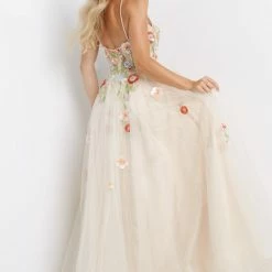 JVN By Jovani JVN08082 Long Ballgown Prom Pageant Gown Ballgown Dresses