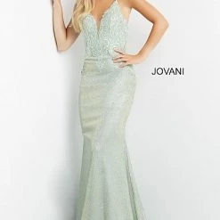 JVN By Jovani Jovani JVN08492 Long Shimmer Prom Dress Pageant Backless Gown Embellished Backless Dresses 12 JVN By Jovani Jovani JVN08492 Long Shimmer Prom Dress Pageant Backless Gown Embellished Backless Dresses