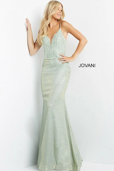 JVN By Jovani Jovani JVN08492 Long Shimmer Prom Dress Pageant Backless Gown Embellished Backless Dresses 7 JVN By Jovani Jovani JVN08492 Long Shimmer Prom Dress Pageant Backless Gown Embellished Backless Dresses