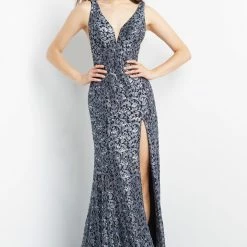 JVN By Jovani JVN08512 Long Straight Prom Pageant Gown