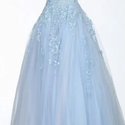 JVN By Jovani Jovani JVN1831 Long Embroidered Tulle Ball Gown Prom Dress Wedding Dress 28 JVN By Jovani Jovani JVN1831 Long Embroidered Tulle Ball Gown Prom Dress Wedding Dress