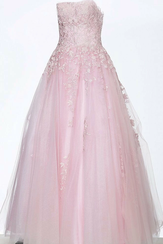 JVN By Jovani Jovani JVN1831 Long Embroidered Tulle Ball Gown Prom Dress Wedding Dress 12 JVN By Jovani Jovani JVN1831 Long Embroidered Tulle Ball Gown Prom Dress Wedding Dress