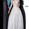 In Stock Jovani JVN2206 Black Prom Dress Embellished Ball Gown Shimmer Lace Pockets Size 10 Ballgown Dresses
