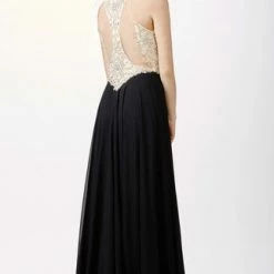 In Stock Jovani JVN33758 Size 10 Royal Long Sheer Embellished Formal Dress Prom